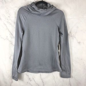 Mondetta Ladies Hooded Pullover Sweater Grey Small